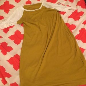 LulaRoe Yellow Julia Dress